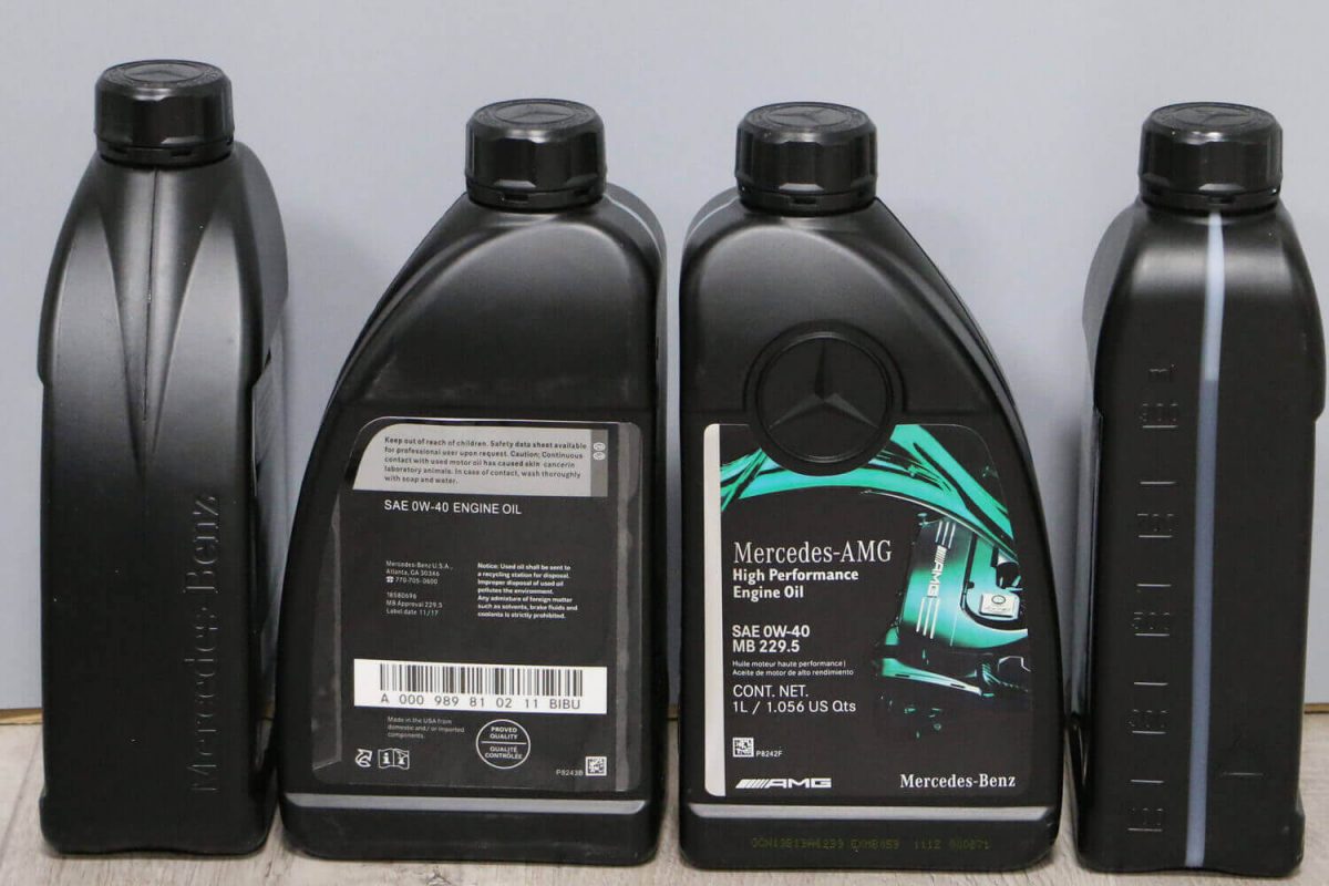 BENZ 0w40 engine oil